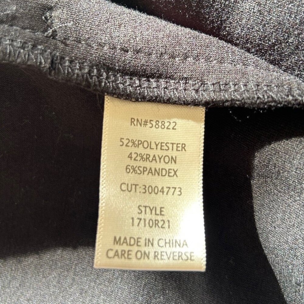 Max Studio Ponte Knit Collared Jacket/Topper EUC - image 7